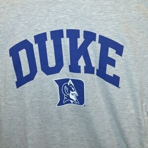 Gray and Blue Men's Short Sleeve Tee